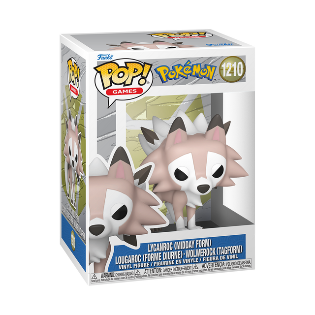 Funko Pop! - Pokemon Lycanroc Midday (92410) Funko Pop!