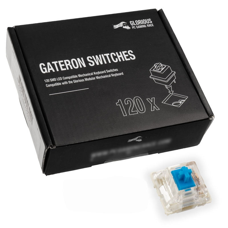 Glorious Gateron Blue Switches (120 st)