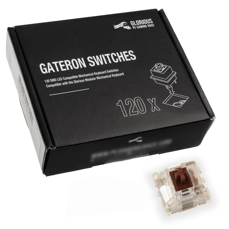 Glorious Gateron Brown Switchar (120 st)