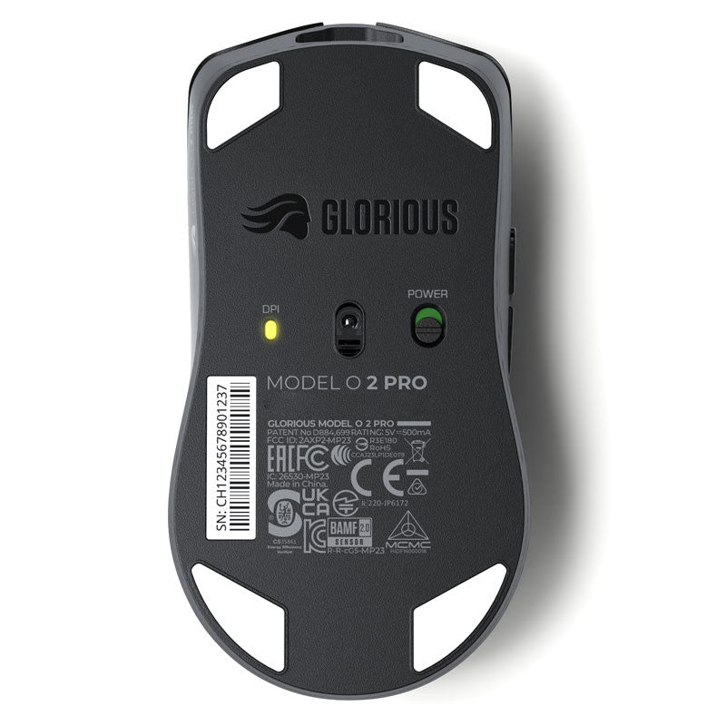 Glorious Model O 2 Pro - Trådlösa - 1K-avsökning - Svart