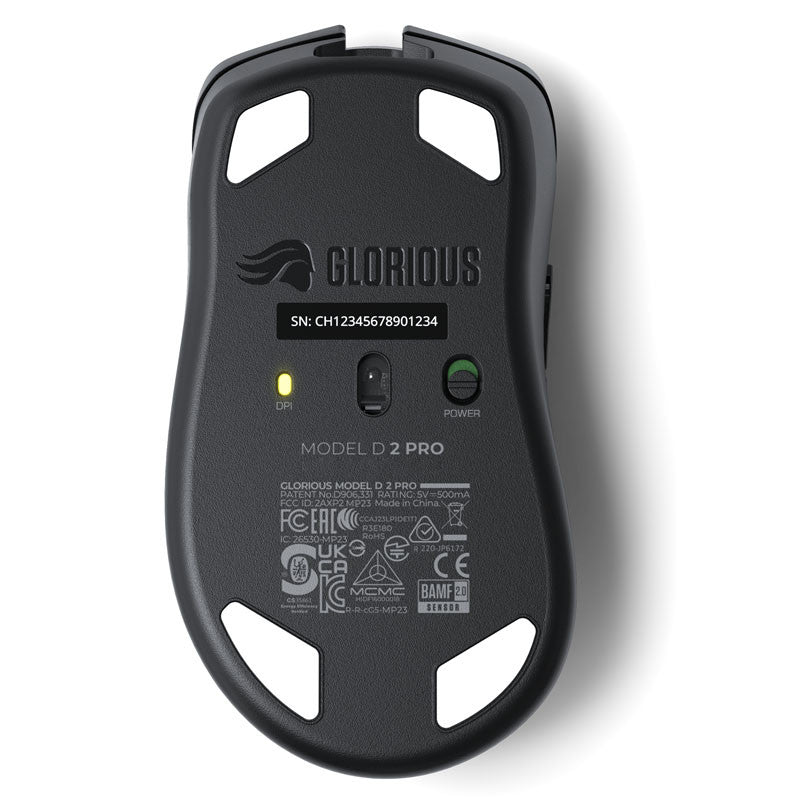 Glorious Model D 2 Pro – Trådlös – 1K-avsökning – Svart
