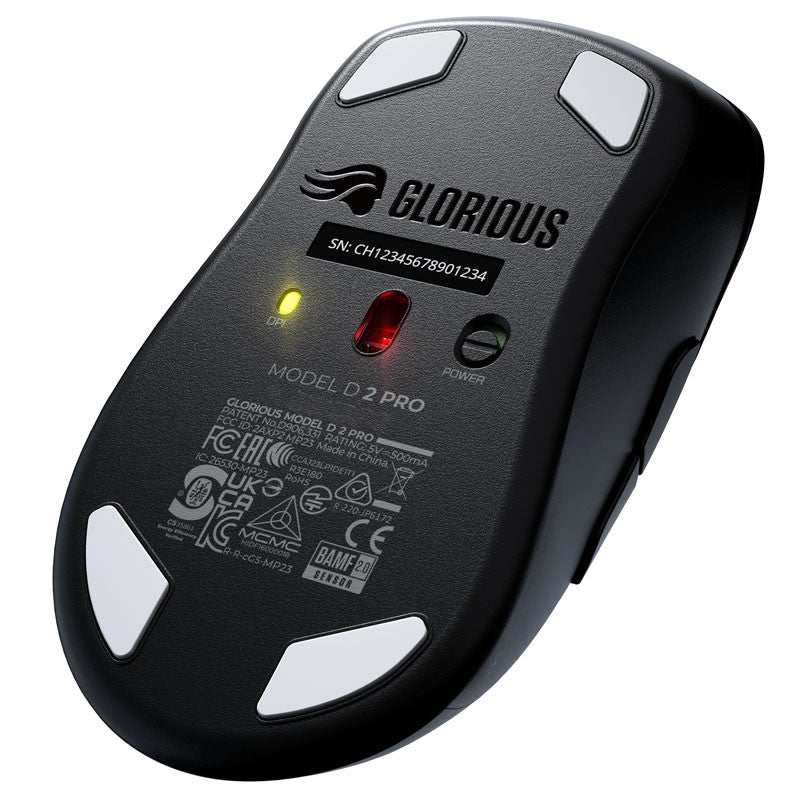 Glorious Model D 2 Pro – Trådlös – 1K-avsökning – Svart
