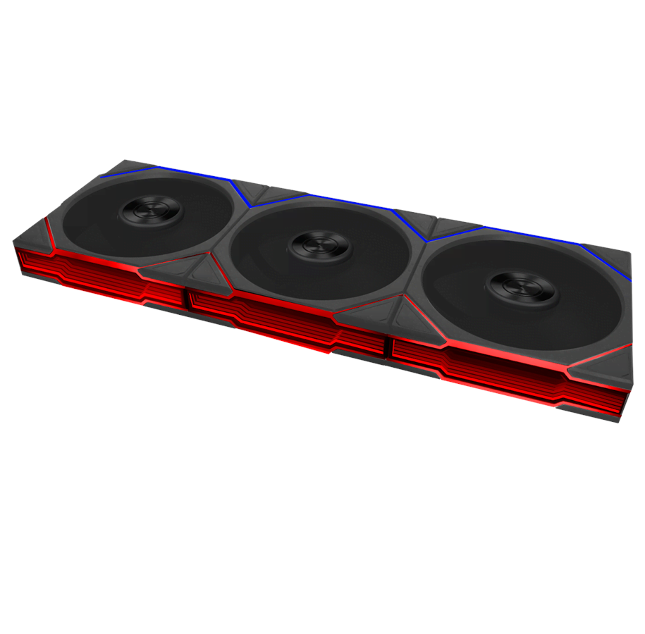 Lian Li UNI FAN TL FLEX 120 Reversed Black (3pcs) with controller