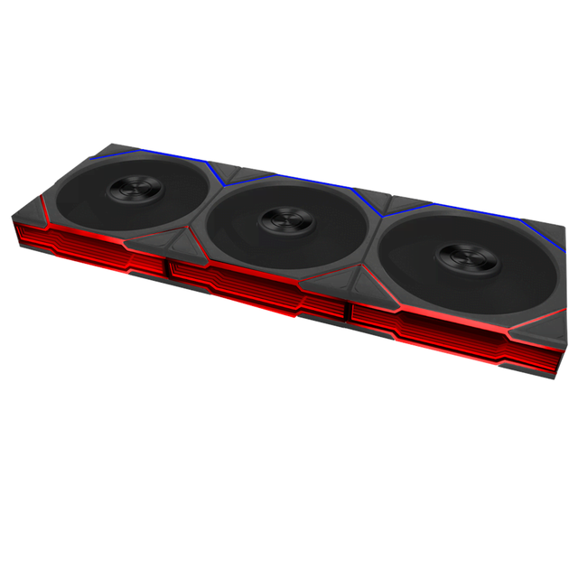 Lian Li UNI FAN TL FLEX 120 Reversed Black (3pcs) with controller