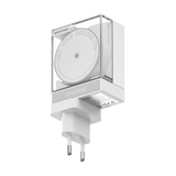 SHARGE Retractable 65W Charger EU PLUG - White