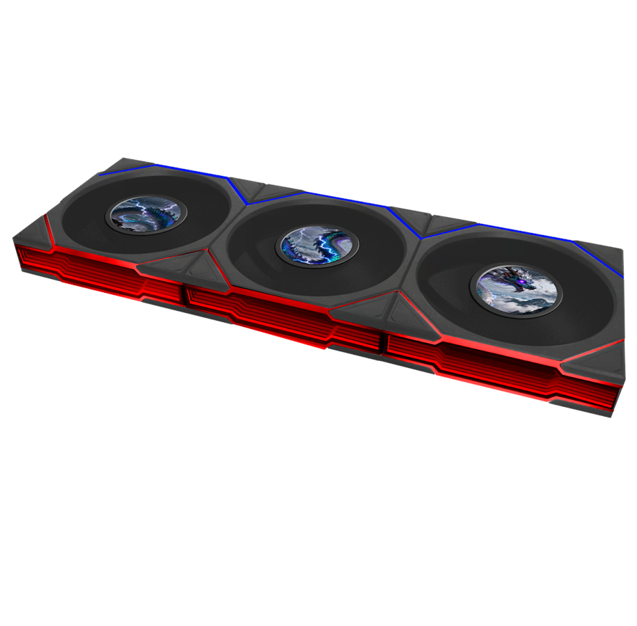 Lian Li UNI FAN TL LCD FLEX 120 Black (3pcs)