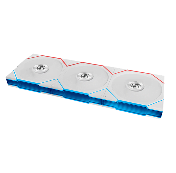 Lian Li UNI FAN TL FLEX 120 Reverse Hvid (3pcs) with controller