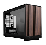 Lian Li A3- mATX-Wood edition, Black, Walnut, glass panel