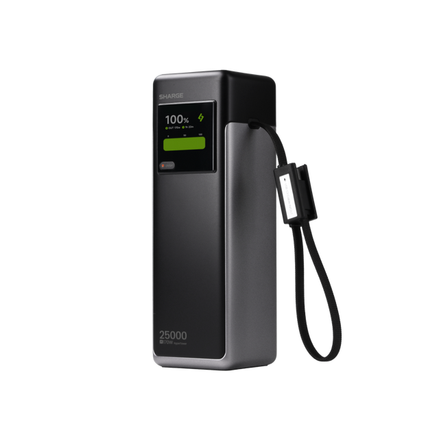 SHARGE HyperTower 170 powerbank - 25.000 mAh - sort