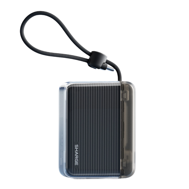SHARGE Flow Go powerbank - 10.000 mAh - sort