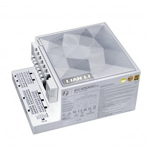 Lian Li EDGE Gold V2 1000W with EDGE Hub V2 White – produktbillede