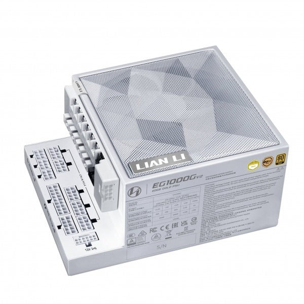 Lian Li EDGE Gold V2 1000W strømforsyning – hvid