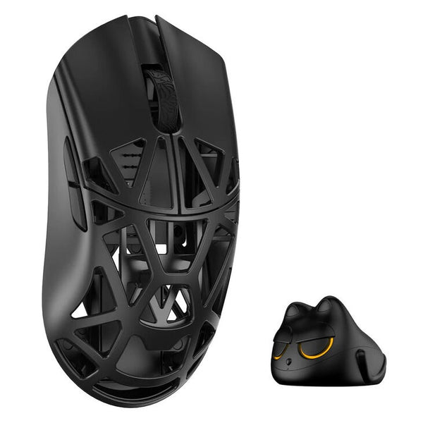 WLMouse Beast X Mini Pro Solid Sides – sort, Omron Optical