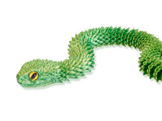 3D-printet Slange 44 cm – Assorteret – eksempel på assorteret udgave