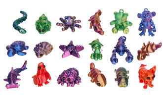 3D-printede Dyr 5–7 cm – Assorteret – produktbillede