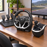 HORI Force Feedback Racing Wheel DLX + 7-Speed Racing Shifter pakke til Xbox Series X|S og Xbox One – stemningsbillede