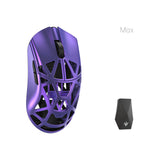WLMouse Beast X Max Solid Sides gamingmus i lilla med modtager