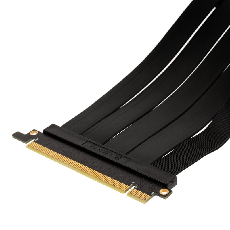 O11DXL-1X-4 riserkort + PCI-kortplatsskydd - PCIe 4.0 - Svart