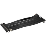 Lian Li PCIe x16 Riser-kabel - PCIe 4.0, 240 mm 90 graders vinkel - Svart