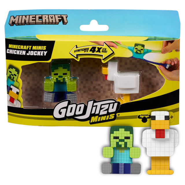Goo Jit Zu - Minecraft Minis Chicken 2PK (43244) Goo Jit Zu