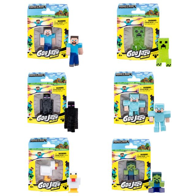 Goo Jit Zu - Minecraft Minis S4,1 pcs (43223) Goo Jit Zu