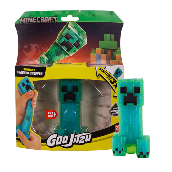 Goo Jit Zu Minecraft Blue Creeper serie 4