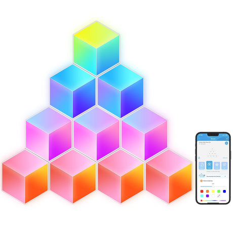 Govee - Glide Hexa Pro Light Panels – Smart 3D RGBIC Wall Lighting Govee