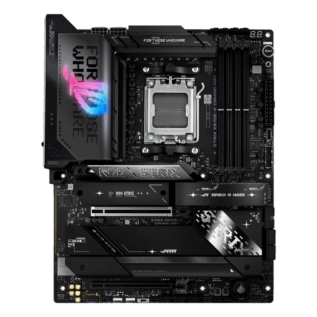 ROG STRIX X870E-E GAMING WIFI – bundkort set forfra
