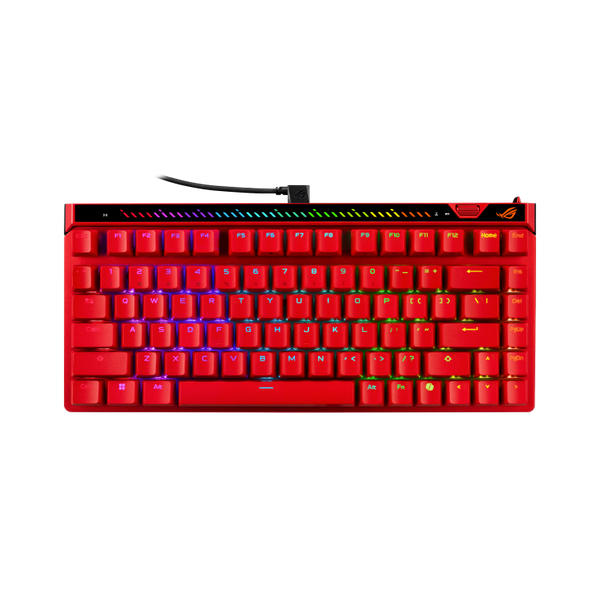 ASUS ROG Falchion Ace 75 HE tastatur – Nordic – Lava Red