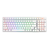 ASUS ROG Strix Scope II 96 Wireless – Fransk AZERTY – Hvid – tastatur set forfra