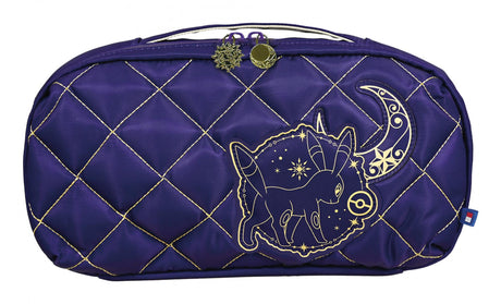 HORI Puff Pouch (Espeon & Umbreon) til Nintendo Switch 2 – lilla – mellemstørrelse