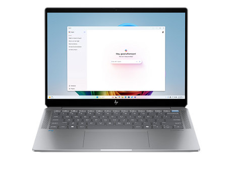 HP OmniBook Ultra 14-fd0099ng B40JWEA åben set forfra
