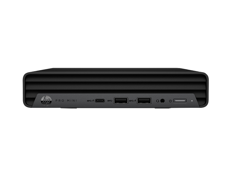 HP Pro Mini 400 G9 mini-PC set forfra