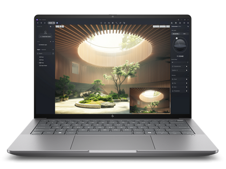 HP ZBook Ultra 14 G1a A3ZQ3ET i Meteor Silver, set forfra