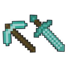 Minecraft Diamantskumsværd og Hakke Sæt Minecraft