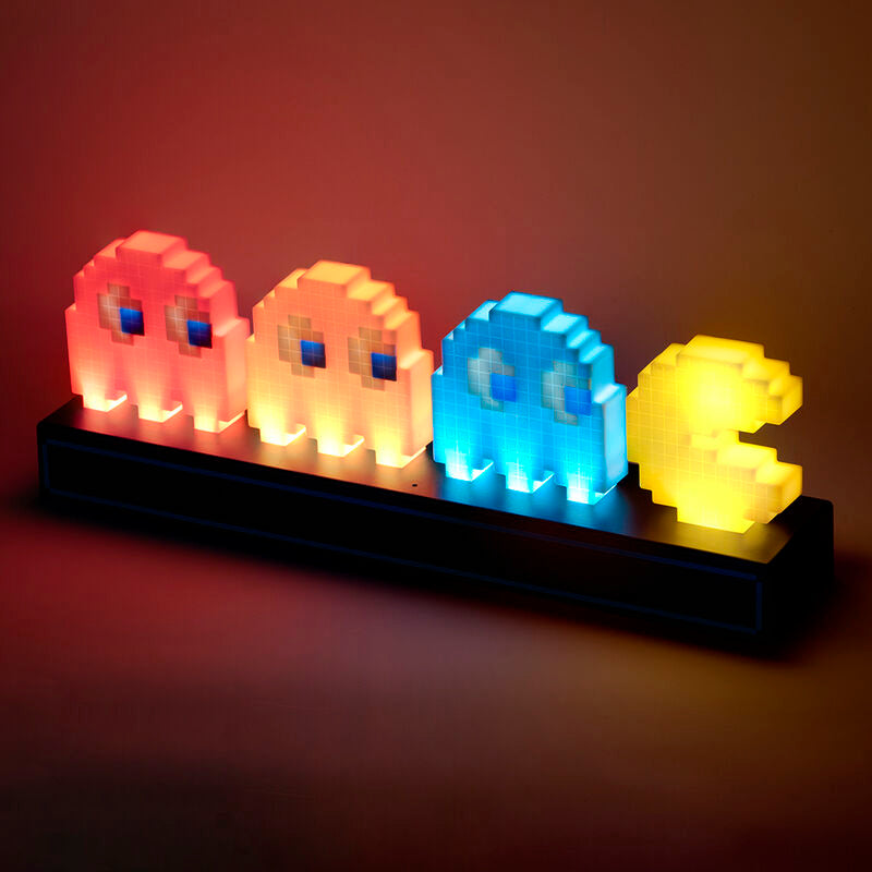 Pac-Man och spöken ljus