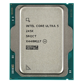 Intel Core Ultra 5 245K processor – set ovenfra