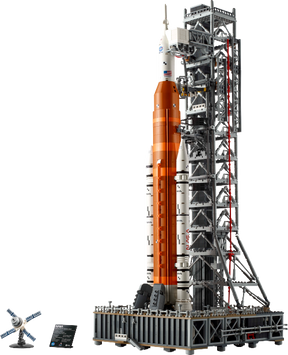 LEGO Icons NASA Artemis-rumraket og affyringsrampe