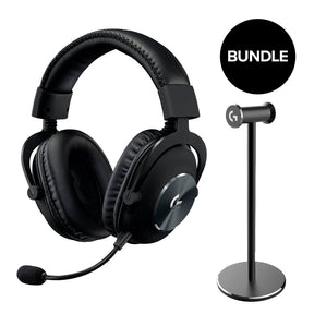 Logitech - PRO X Gaming Headset + HEADSET Stand Bundle Logitech