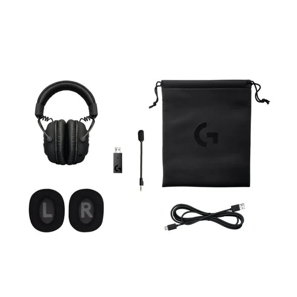 Logitech - PRO X trådlöst LIGHTSPEED spelheadset + Battlefield PC-skinnpaket