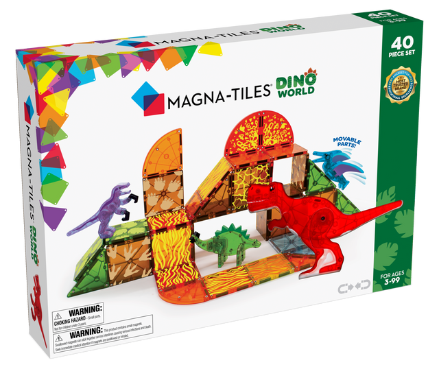 Magna-Tiles - Dino World 40 pcs set (90232) Magna Tiles