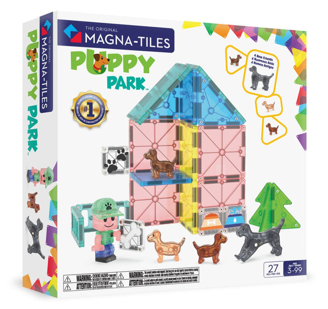 MAGNA-TILES - Doggy Daycare 27 pcs (90355) Magna Tiles