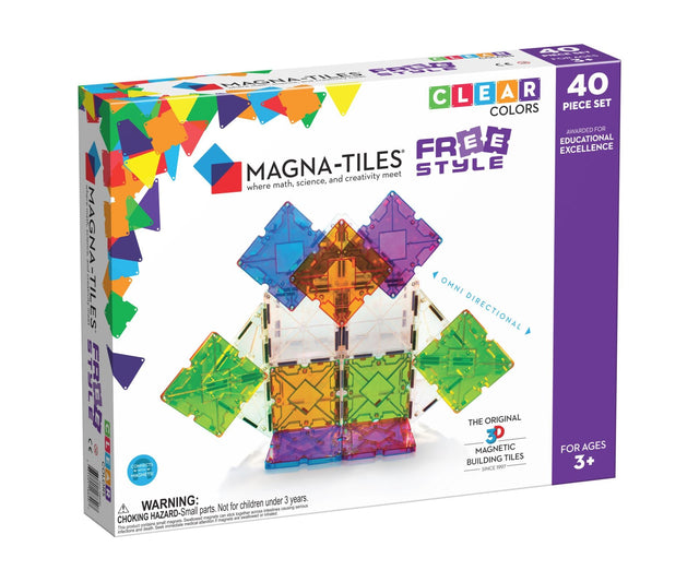 MAGNA-TILES - Freestyle Deluxe set 40 pcs (90212) Magna Tiles