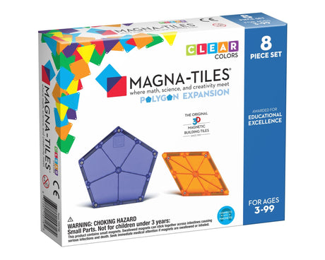 MAGNA-TILES -  Polygons Expansion 8 pcs set (90217) Magna Tiles