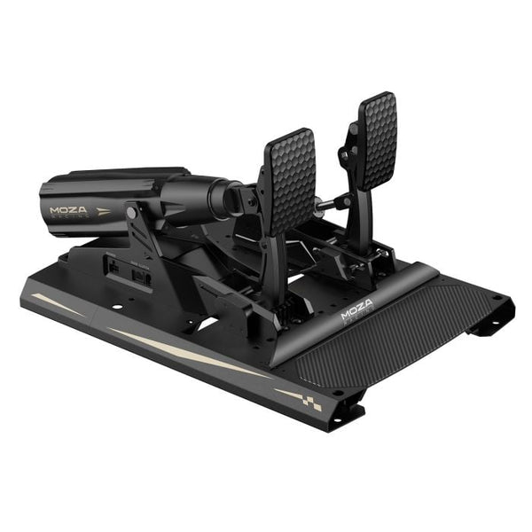 MOZA mBoosters aktiva pedalpaket – dynamisk FFB + CRP2-gaspedal