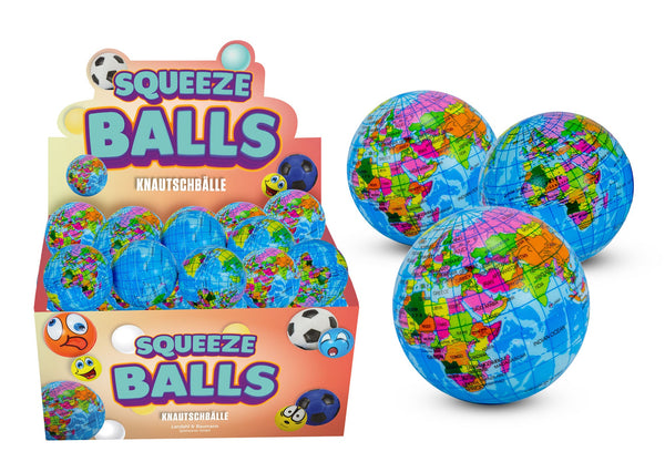 Squeeze Ball Globe 6,3 cm – Jordklode