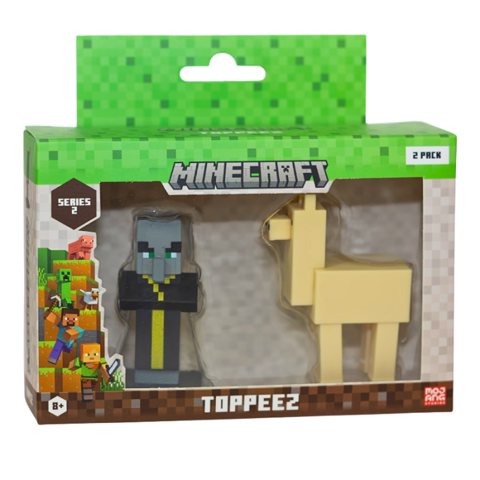 Minecraft - 3D 6 cm Figure 2 pack window box S2 - Evoker & Llama Minecraft