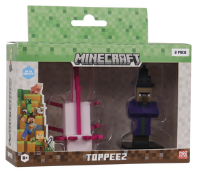 Minecraft - 3D Figure 2 pack - Axolotl & Witch Minecraft
