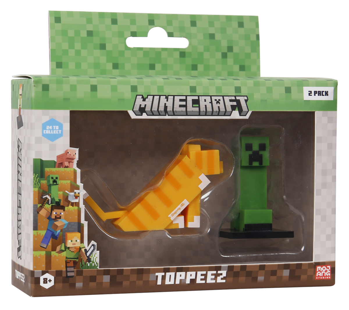 Minecraft - 3D Figure 2 pack - Cat & Creeper Minecraft