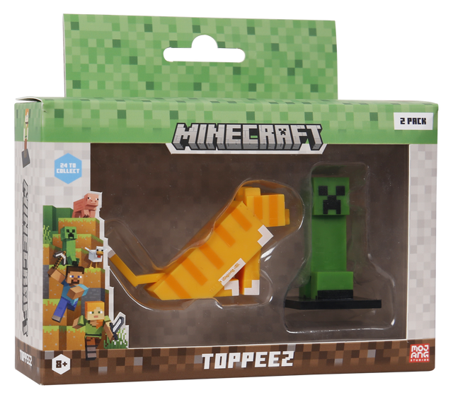 Minecraft - 3D Figure 2 pack - Cat & Creeper Minecraft